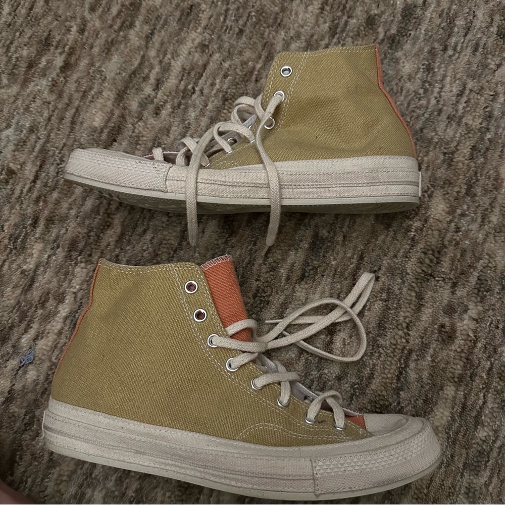 Converse High Top Sneakers Orange, Olive, Mauve